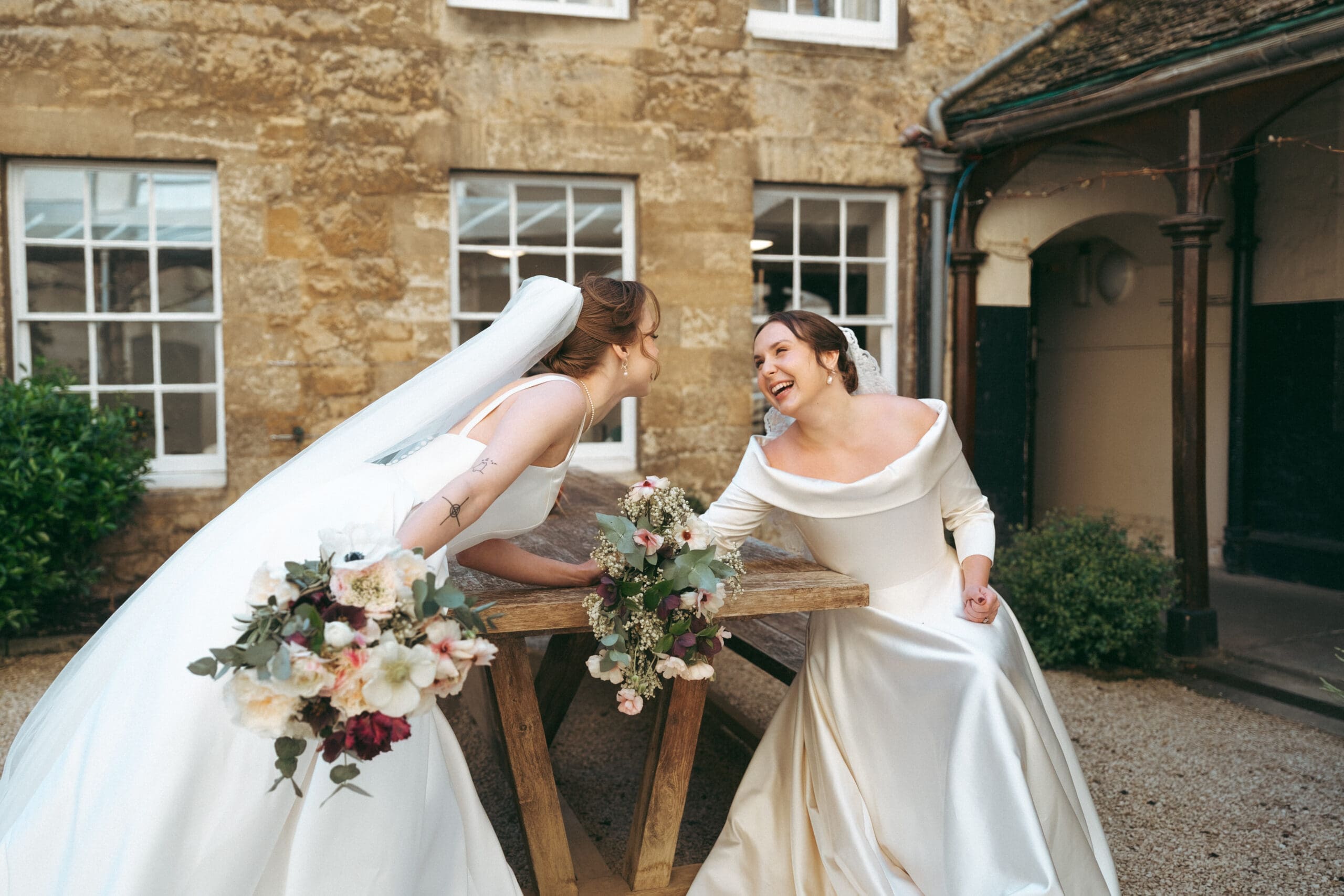 Gay wedding at Worcester College Oxford